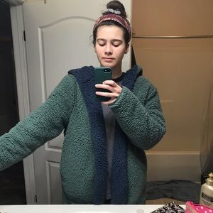 urban outfitters teddy coat